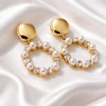 Boucles Estele avec perles